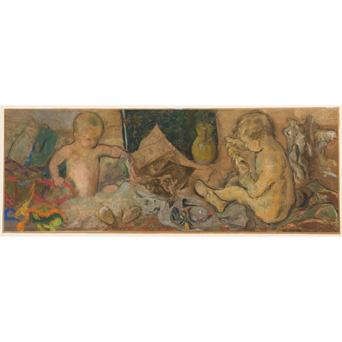 Two Young Children at Play